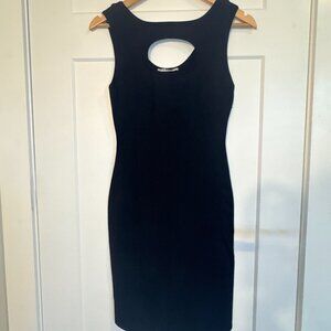 Givenchy Paris Cutout Bodycon Dress | Sculpted Knit | Black